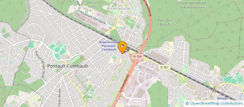 localisation de l'entreprise MONSIEUR PATRICK MATHURIN à PONTAULT-COMBAULT