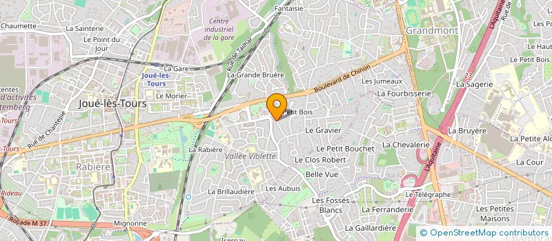 localisation de l'entreprise MONSIEUR PATRICK MATOS  JOUE-LES-TOURS