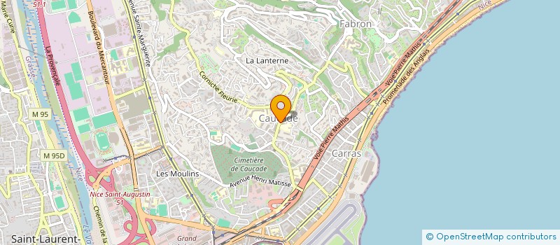 localisation de l'entreprise MONSIEUR PATRICK MATTA à NICE