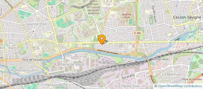 localisation de l'entreprise MONSIEUR PATRICK MAUGARS  CESSON-SEVIGNE