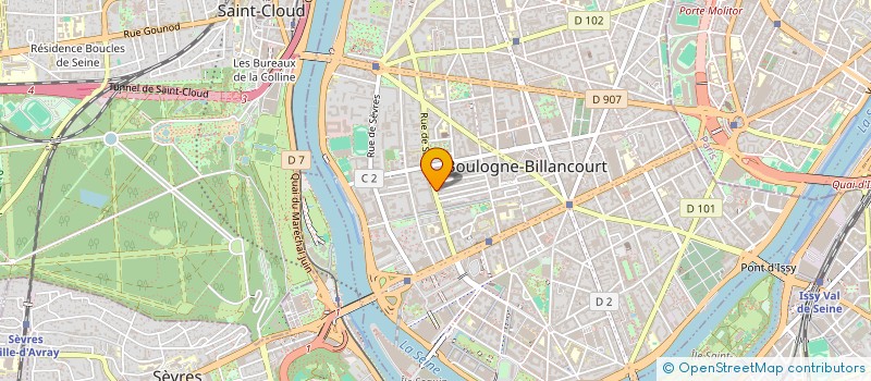 localisation de l'entreprise MONSIEUR PATRICK MAUGER à BOULOGNE-BILLANCOURT