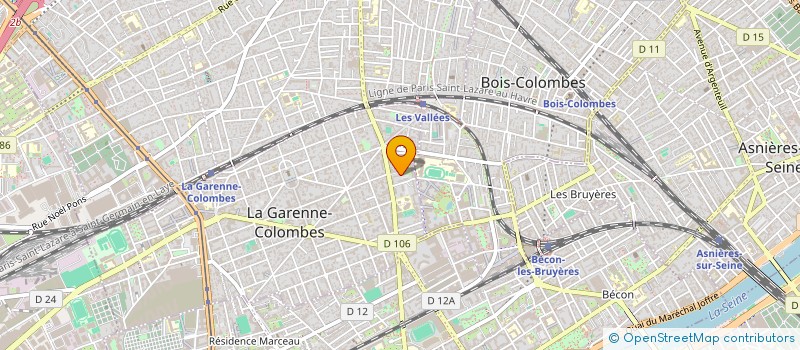 localisation de l'entreprise MONSIEUR PATRICK MAUGER à LA GARENNE-COLOMBES