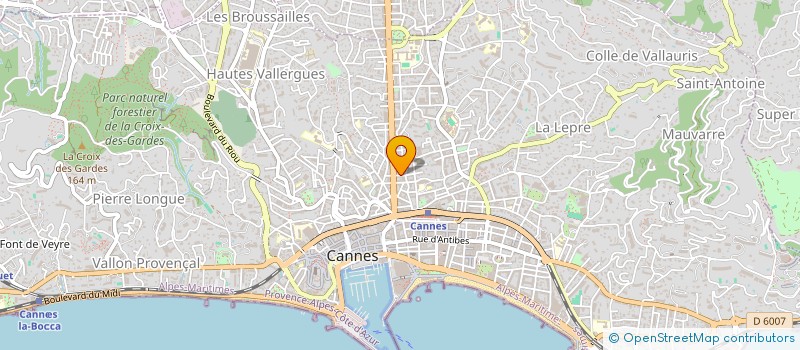 localisation de l'entreprise MONSIEUR PATRICK MAUREL  CANNES