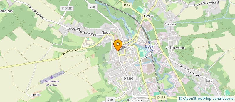 localisation de l'entreprise MONSIEUR PATRICK MAXANT  MOUY