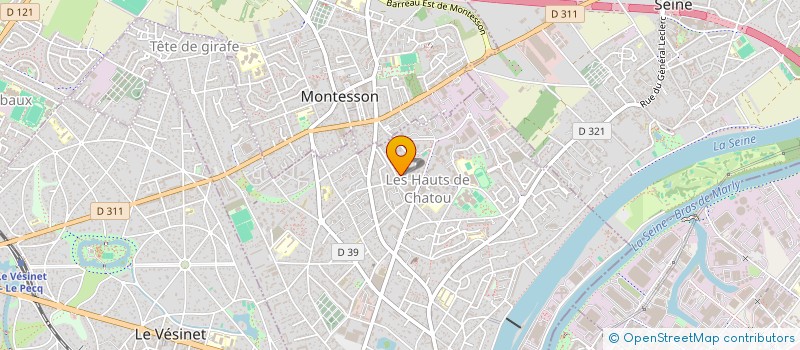 localisation de l'entreprise MONSIEUR PATRICK MAZAURY à CHATOU