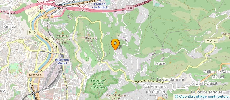 localisation de l'entreprise MONSIEUR PATRICK MAZET à NICE