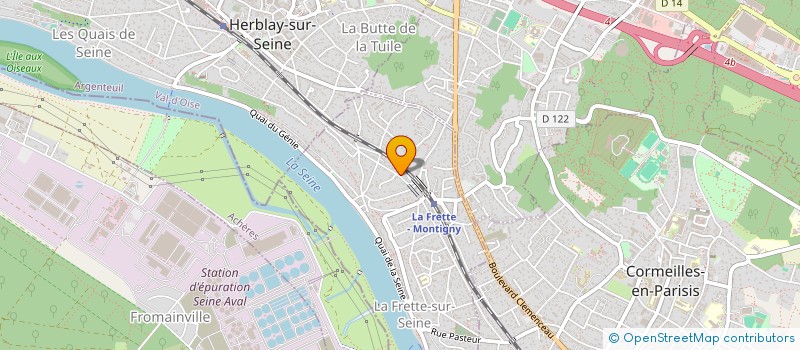 localisation de l'entreprise MONSIEUR PATRICK MAZOUE  LA FRETTE-SUR-SEINE