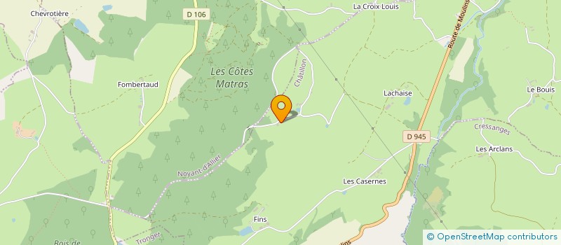 localisation de l'entreprise MONSIEUR PATRICK MAZOYER  CHATILLON