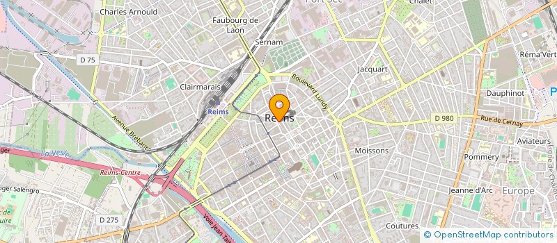 localisation de l'entreprise MONSIEUR PATRICK MC GINLEY  REIMS