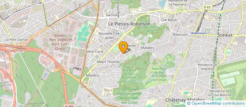 localisation de l'entreprise MONSIEUR PATRICK MEDIONI à LE PLESSIS-ROBINSON