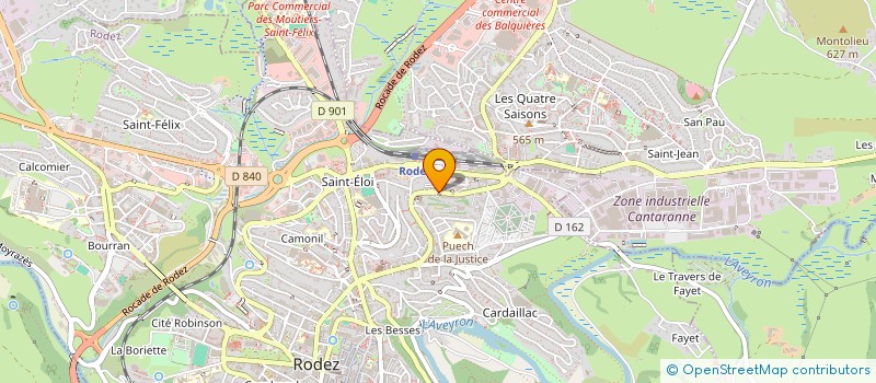 localisation de l'entreprise MONSIEUR PATRICK MEILHAC  RODEZ