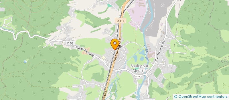 localisation de l'entreprise MONSIEUR PATRICK MEISTERSHEIM  SAULCY-SUR-MEURTHE