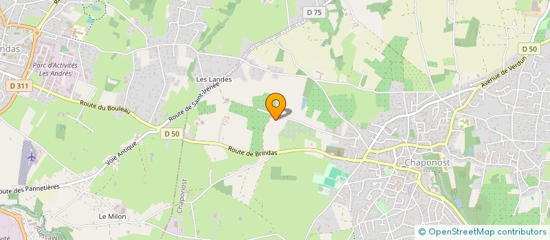 localisation de l'entreprise MONSIEUR PATRICK MELLARD  CHAPONOST