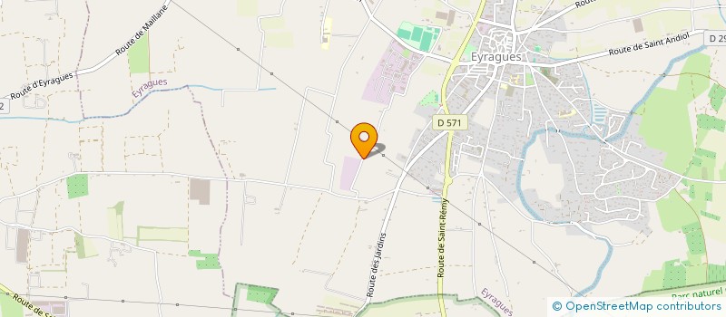 localisation de l'entreprise MONSIEUR PATRICK MELLARD  EYRAGUES