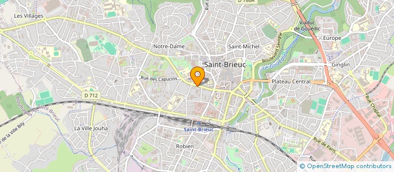 localisation de l'entreprise MONSIEUR PATRICK MENAGE  SAINT-BRIEUC