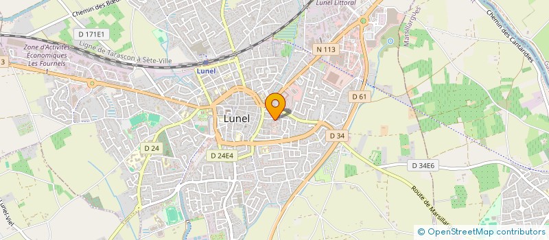 localisation de l'entreprise MONSIEUR PATRICK MENICHETTI à LUNEL