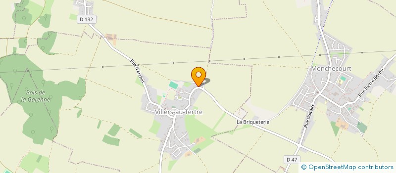 localisation de l'entreprise MONSIEUR PATRICK MERCIER  VILLERS-AU-TERTRE