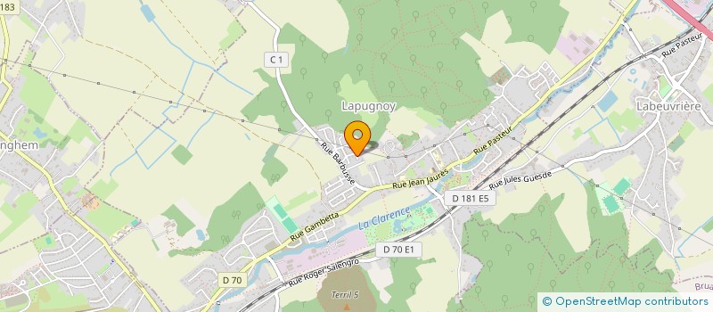 localisation de l'entreprise MONSIEUR PATRICK MERCIER à LAPUGNOY