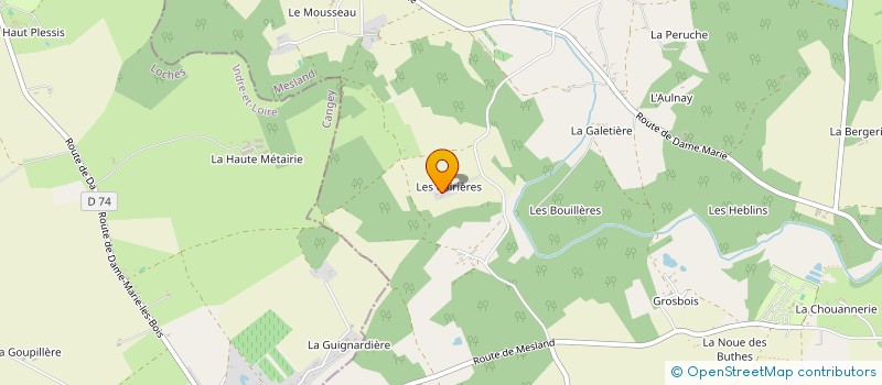 localisation de l'entreprise MONSIEUR PATRICK MERIGUET  VEUZAIN-SUR-LOIRE