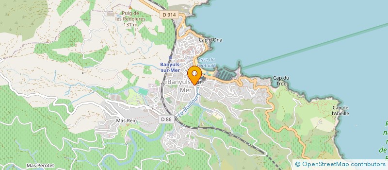 localisation de l'entreprise MONSIEUR PATRICK MERITEL  BANYULS-SUR-MER