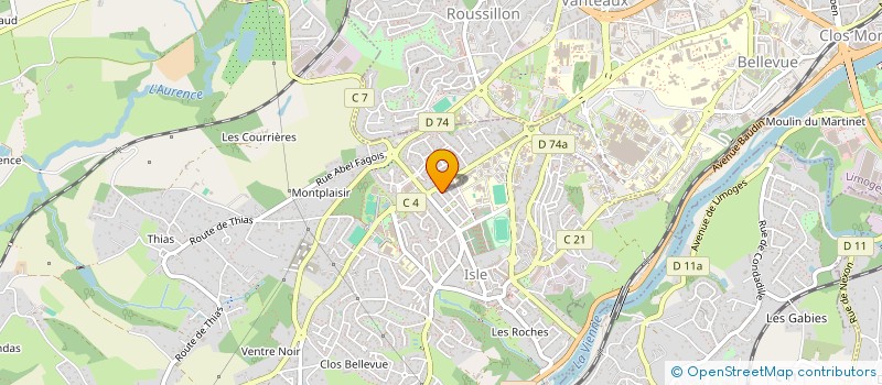 localisation de l'entreprise MONSIEUR PATRICK MERLE  ISLE