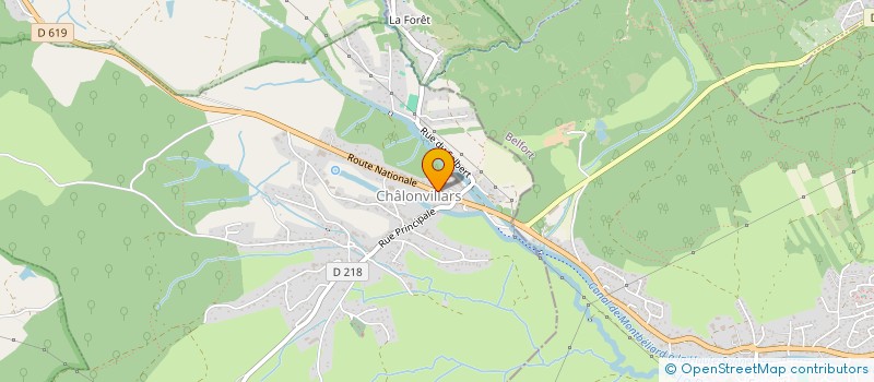 localisation de l'entreprise MONSIEUR PATRICK MERLIN  CHALONVILLARS