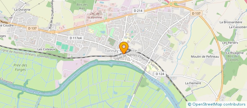 localisation de l'entreprise MONSIEUR PATRICK MERO  TONNAY-CHARENTE