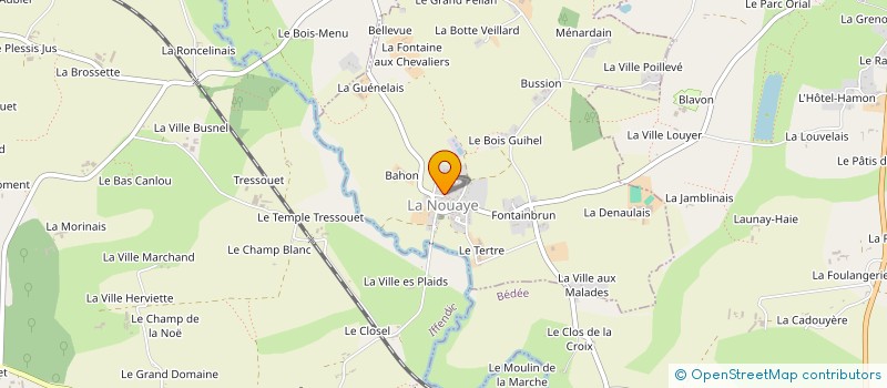 localisation de l'entreprise MONSIEUR PATRICK MERRIEN  LA NOUAYE