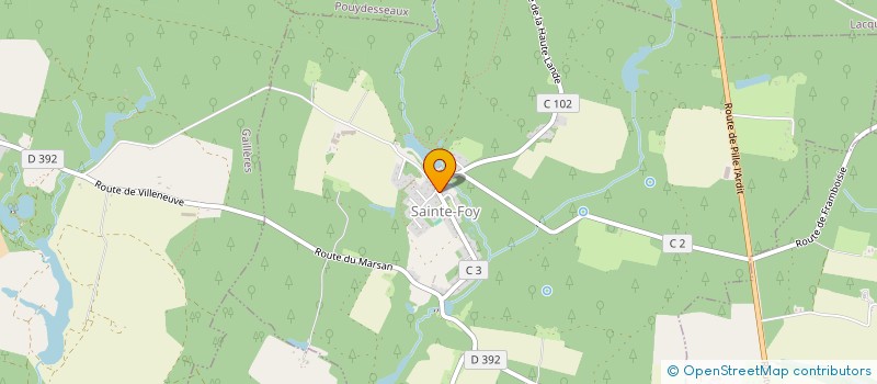 localisation de l'entreprise MONSIEUR PATRICK MESSAGER  SAINTE-FOY