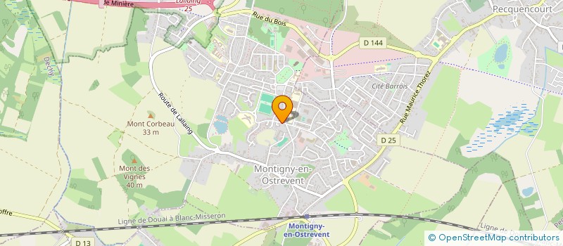 localisation de l'entreprise MONSIEUR PATRICK MESSIER  MONTIGNY-EN-OSTREVENT