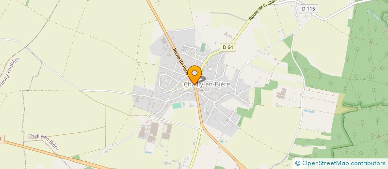 localisation de l'entreprise MONSIEUR PATRICK METAUT  CHAILLY-EN-BIERE