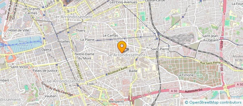 localisation de l'entreprise MONSIEUR PATRICK METTOUDI  MARSEILLE