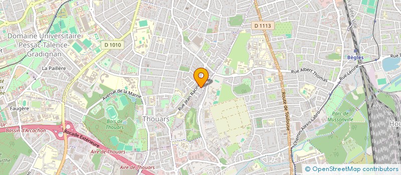 localisation de l'entreprise MONSIEUR PATRICK MEYRE  TALENCE