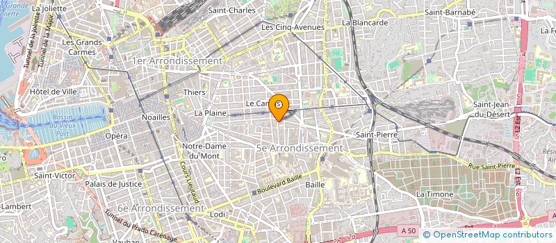 localisation de l'entreprise MONSIEUR PATRICK MEZOUAR à MARSEILLE