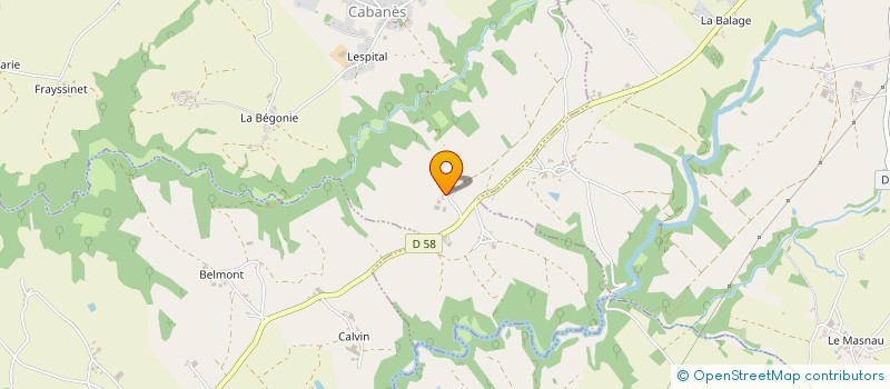 localisation de l'entreprise MONSIEUR PATRICK MICHEL  CABANES