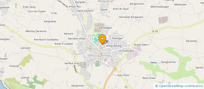 localisation de l'entreprise MONSIEUR PATRICK MICHEL  PLOUGUERNEAU