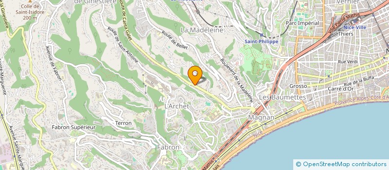 localisation de l'entreprise MONSIEUR PATRICK MICHEL à NICE