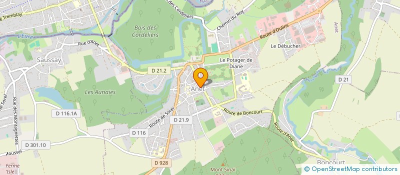 localisation de l'entreprise MONSIEUR PATRICK MICHEL à ANET