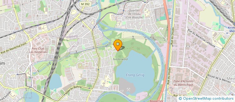 localisation de l'entreprise MONSIEUR PATRICK MICHEL ALBAN PRADINES  OSTWALD