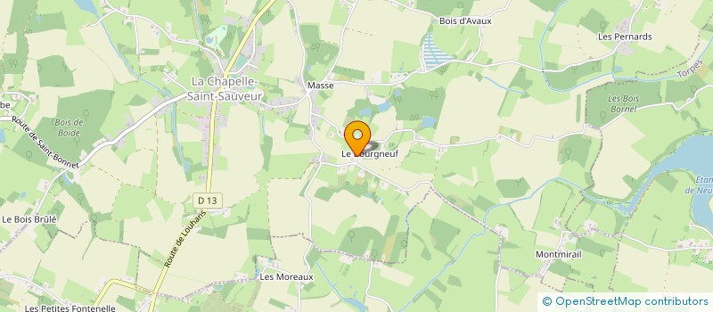 localisation de l'entreprise MONSIEUR PATRICK MICHON à LA CHAPELLE-SAINT-SAUVEUR