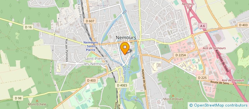 localisation de l'entreprise MONSIEUR PATRICK MIEZE à NEMOURS