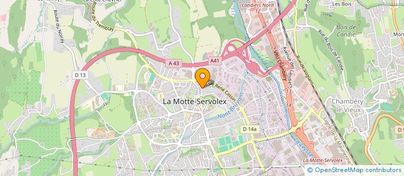 localisation de l'entreprise MONSIEUR PATRICK MIGNOTET  LA MOTTE-SERVOLEX