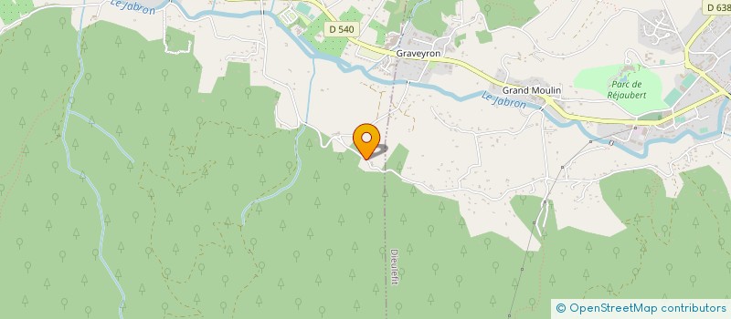 localisation de l'entreprise MONSIEUR PATRICK MILAN  LE POET-LAVAL