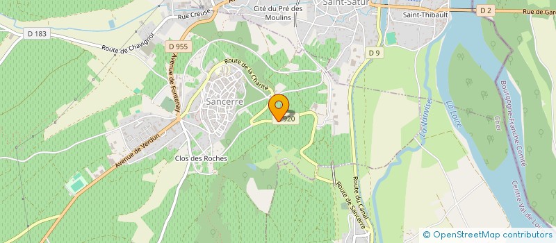 localisation de l'entreprise MONSIEUR PATRICK MILLOT  SANCERRE