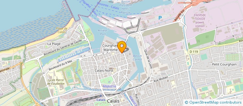 localisation de l'entreprise MONSIEUR PATRICK MINISTER  CALAIS