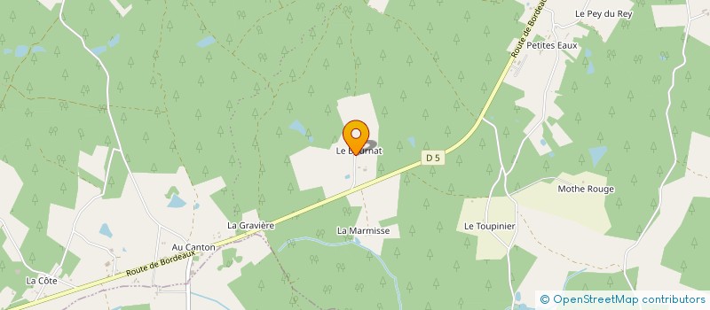 localisation de l'entreprise MONSIEUR PATRICK MIQUEL  SAINT AULAYE-PUYMANGOU