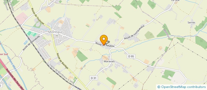 localisation de l'entreprise MONSIEUR PATRICK MIRAL  MONTLAUR