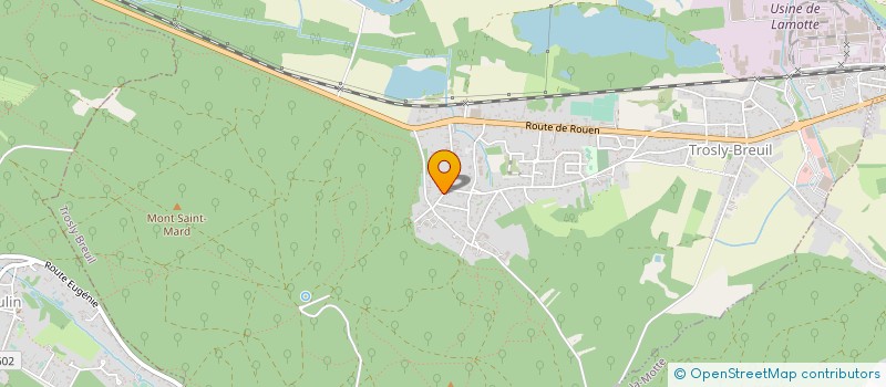 localisation de l'entreprise MONSIEUR PATRICK MIROUX  TROSLY-BREUIL