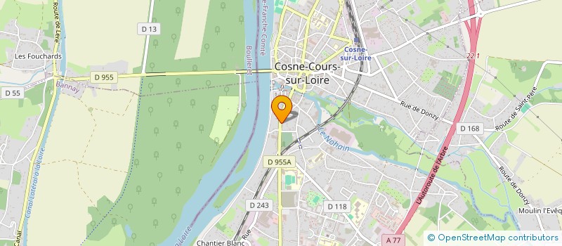 localisation de l'entreprise MONSIEUR PATRICK MITON à COSNE-COURS-SUR-LOIRE
