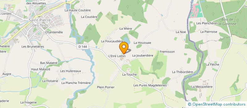 localisation de l'entreprise MONSIEUR PATRICK MITTON  SAINT-PIERRE-DES-NIDS